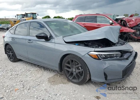 2025 Honda Civic Sport из США, поврежденный, VIN 19XFL2H83SE011513